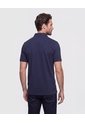 Polo Unicolor, Cuello Duro Con Bolsillo Y Silueta Regular Fit  Para Hombre Azul Patprimo de Patprimo