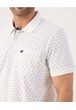 Polo Estampada Con Bolsillo   Para Hombre Blanco Patprimo de Patprimo
