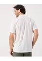 Polo Estampada Con Bolsillo   Para Hombre Blanco Patprimo de Patprimo