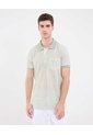 Polo Tejida Estampada  Para Hombre Verde Patprimo de Patprimo