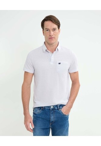 Polo Cuello Máquina Con Bolsillo Y Botonadura Oculta Para Hombre  Para Hombre Blanco Patprimo Patprimo