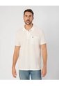 Polo Unicolor Con Bolsillo   Para Hombre Crema Patprimo de Patprimo
