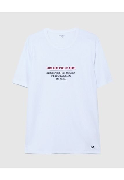 Camiseta Para Hombre Manga Corta Color Blanco Marca Patprimo #44090837