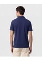 Polo Unicolor, Cuello Duro Con Bolsillo Y Silueta Regular Fit  Para Hombre Azul Patprimo de Patprimo