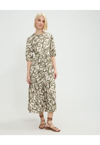 Vestido Largo  Para Mujer Verde Patprimo Patprimo