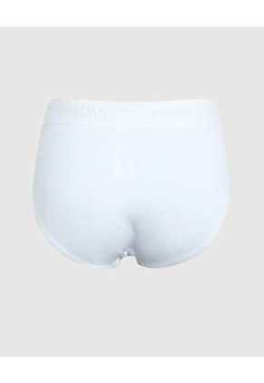 Pantaloncillo Hombre Ajuste Clásico Y Elástico X1 Para Hombre Blanco Patprimo