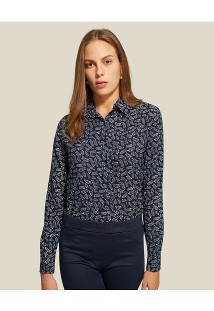 Blusa Para Mujer Manga Larga Color Azul Marca Patprimo #30121625