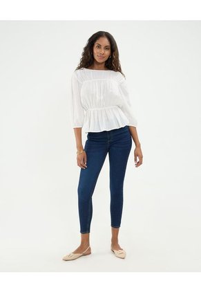 Blusa Para Mujer Manga 3/4 Color Blanco Marca Patprimo #30123489