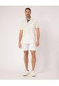 Polo Con Microestampado   Para Hombre Crema Patprimo de Patprimo