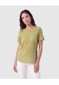 Blusa Con Perforaciones Detalladas Para Mujer  Para Mujer Verde Patprimo de Patprimo