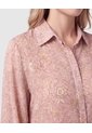 Camisa Manga Abullonada Estampada Mujer  Para Mujer Rosa Patprimo de Patprimo