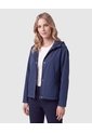 Chaqueta Cortavientos Con Capucha Para Mujer  Para Mujer Azul Patprimo de Patprimo