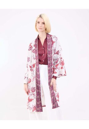 Chaqueta Para Mujer Kimono Color Blanco Marca Patprimo #30080562