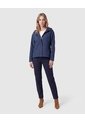 Chaqueta Cortavientos Con Capucha Para Mujer  Para Mujer Azul Patprimo de Patprimo