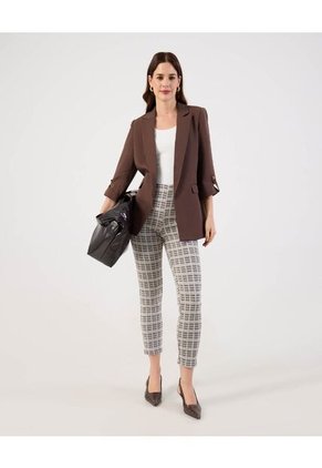 Camiseta  Para Mujer Manga 3/4 Cuello Redondo Color Blanco Marca Patprimo #30098478