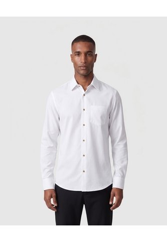 Camisa Manga Larga Con Bolsillo Para Hombre  Para Hombre Blanco Patprimo Patprimo