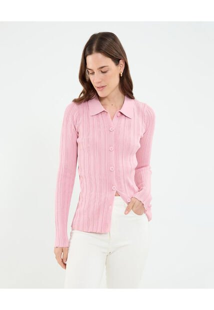 Saco Para Mujer Cardigan Color Rosa Marca Patprimo #30330626