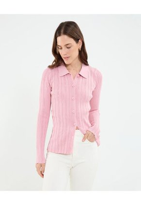 Saco Para Mujer Cardigan Color Rosa Marca Patprimo #30330626