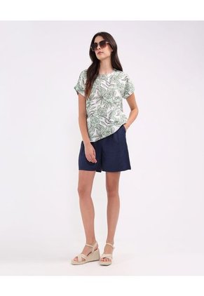 Blusa Para Mujer Manga Corta Color Verde  Marca Patprimo #30123348