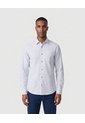 Camisa Manga Larga Con Bolsillo Para Hombre  Para Hombre Azul Patprimo de Patprimo