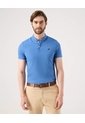 Polo Unicolor Con Bordado  Para Hombre Azul Patprimo de Patprimo
