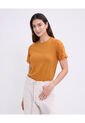 Camiseta Para Mujer Manga Corta Cuello Redondo Color Naranja Marca Patprimo #30093759 de Patprimo