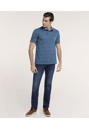 Polo Para Hombre Cuello Maquina Con Bolsillo Color Azul  Marca Patprimo #44111106