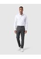 Camisa Estampada De Manga Larga Hombre  Para Hombre Blanco Patprimo de Patprimo