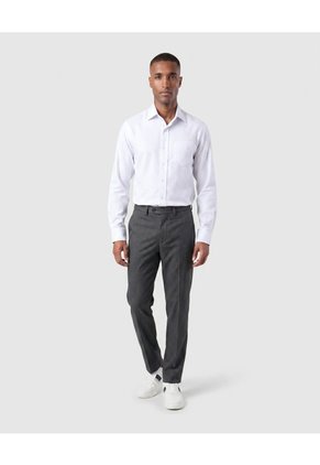 Camisa Estampada De Manga Larga Hombre  Para Hombre Blanco Patprimo