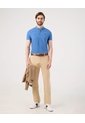 Polo Unicolor Con Bordado  Para Hombre Azul Patprimo de Patprimo