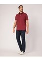 Polo Unicolor, Cuello Duro Con Bolsillo Y Silueta Regular Fit Naranja  Para Hombre Rojo Patprimo de Patprimo