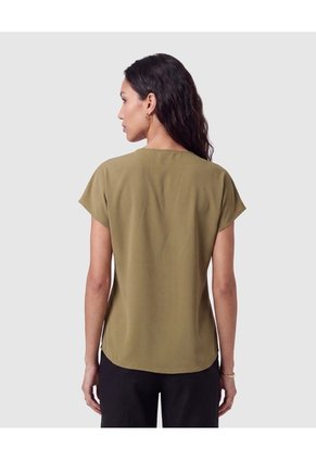 Blusa Con Detalles Bordados Para Mujer  Para Mujer Verde Patprimo