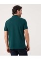 Polo Unicolor Con Bordado  Para Hombre Verde Patprimo de Patprimo