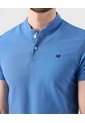 Polo Unicolor Con Bordado  Para Hombre Azul Patprimo de Patprimo