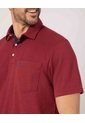 Polo Unicolor, Cuello Duro Con Bolsillo Y Silueta Regular Fit Naranja  Para Hombre Rojo Patprimo de Patprimo