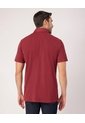 Polo Unicolor, Cuello Duro Con Bolsillo Y Silueta Regular Fit Naranja  Para Hombre Rojo Patprimo de Patprimo