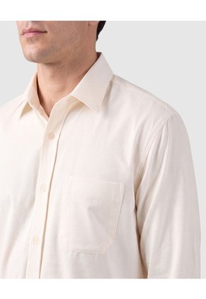 Camisa Manga Larga Con Bolsillo Para Hombre  Para Hombre Amarillo Patprimo