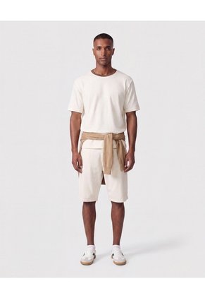 Camiseta Con Cuello En Contraste Para Hombre Blanco Patprimo