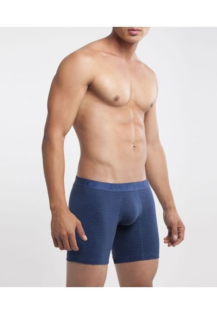 Boxer Para Hombre Fleat Seamer Medio Color Azul  Marca Patprimo #44000120