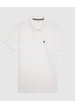 Polo Unicolor Con Bolsillo   Para Hombre Blanco Patprimo de Patprimo