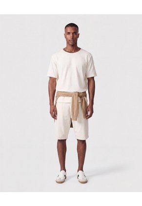 Camiseta Con Cuello En Contraste Para Hombre Blanco Patprimo