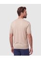 Camiseta Tejida Cuello Redondo Para Hombre  Para Hombre Beige Patprimo de Patprimo