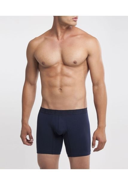 Boxer Para Hombre Fleat Seamer Medio Color Azul  Marca Patprimo #44000120