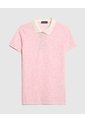 Polo Estampado Botánico  Para Mujer Rosa Patprimo de Patprimo