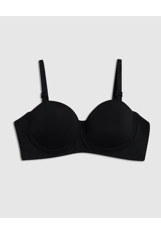 Brasier Para Mujer Strapless Con Copas  Para Mujer Negro Patprimo Patprimo