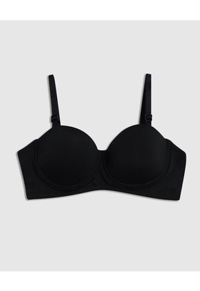 Brasier Para Mujer Strapless Con Copas Para Mujer Negro Patprimo