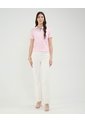 Polo Estampado Botánico  Para Mujer Rosa Patprimo de Patprimo