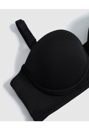 Brasier Para Mujer Strapless Con Copas Para Mujer Negro Patprimo