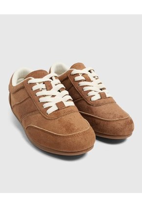 Tenis Con Textura Para Mujer Para Mujer Café Patprimo
