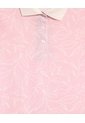 Polo Estampado Botánico  Para Mujer Rosa Patprimo de Patprimo